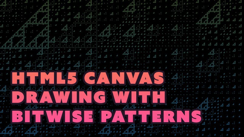 HTML5 Canvas Drawing with Bitwise Patterns